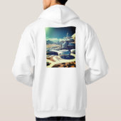 Null Gravity Technology Print Art Hoodie (Rückseite)