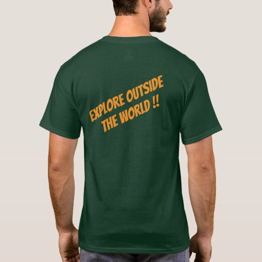 Null Gravity Vibes, Mission: Unendlich T-Shirt (Rückseite)