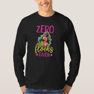 Null Herden Flamingo Ananas gegeben T-Shirt
