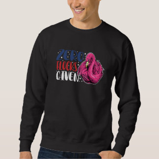 Null Herden gegeben Tier Flamingo für Männer Fra Sweatshirt