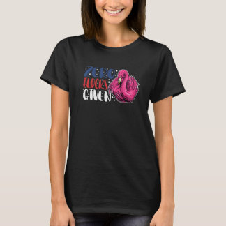 Null Herden Gegeben Tier Flamingo Für Männer Fra T-Shirt