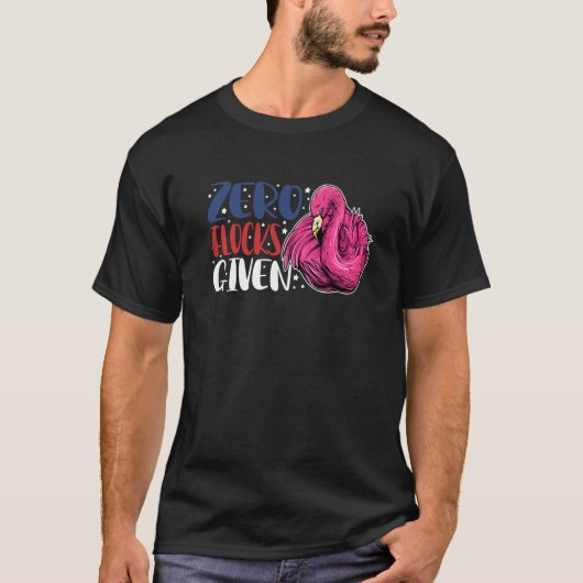Null Herden Gegeben  Tier  Flamingo Für Männer Fra T-Shirt (Vorderseite)
