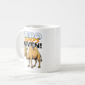 Null Höcker, null Interesse Sarkastisches Kamel Kaffeetasse (Vorderseite Links)