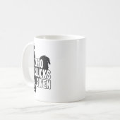 Null Hühner gegeben Kaffeetasse (Vorderseite Links)