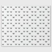 Null Interesse An Deiner Meinung Typografisches Ve Geschenkpapier (Flach)