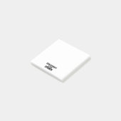 Null Interesse an Ihrer Meinung Post-it Klebezettel (angewinkelt)