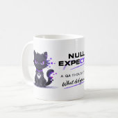 Null-Katze-Tasse Kaffeetasse (Vorderseite Links)