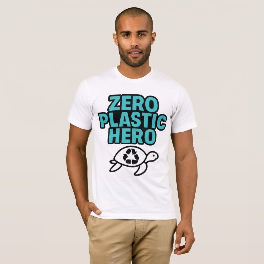 Null-Plastikhero T-Shirt (Vorne ganz)