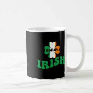 Null Prozent Irische Shamrocks Jungen Mädchen St. Kaffeetasse