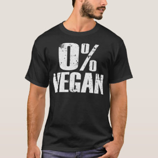 Null Prozent Vegane GRILLEN Barbeque Grilling für T-Shirt