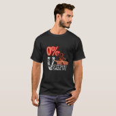 Null Prozent Veganer Grill T-Shirt (Vorne ganz)