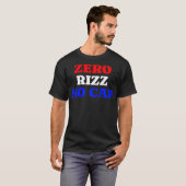 Null Rizz Kein Cap T-Shirt (Vorne ganz)