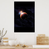 Null Stunde Poster (Küche)