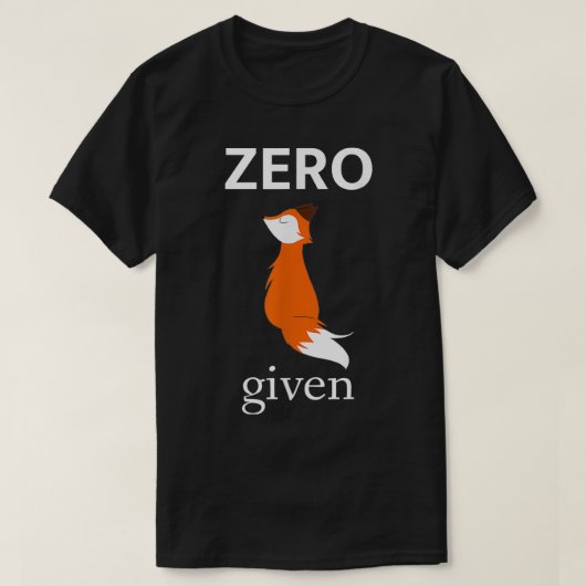Null T-Shirt (Design vorne)