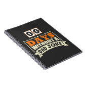 Null Tage ohne Vater Joke Comedian Vater Notizblock (Rechte Seite)