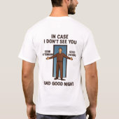 Null-Toleranz für Lactose Funny T-Shirt (Rückseite)