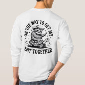 Null-Toleranz für Lactose Funny T-Shirt (Rückseite)