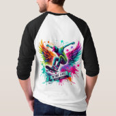Null-Toleranz für Lactose Funny T-Shirt (Rückseite)