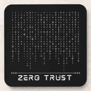 Null Vertrauenswürdigkeit Getränkeuntersetzer