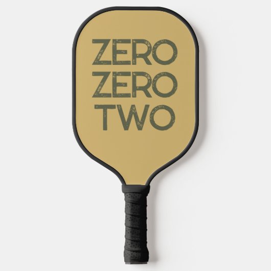 Null zwei Startpunkte individuell Pickleball Schläger (Vorderseite)
