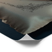 Nulla Dies Sine Linea Dark Academia Poster (Ecke)