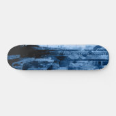 Nullc$plattform-blaues Skateboard (Horizontal)