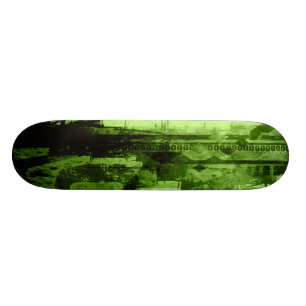 Nullc$plattform-grünes Skateboard