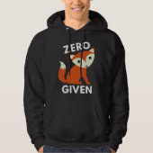 Nullfox gegeben hoodie (Vorderseite)