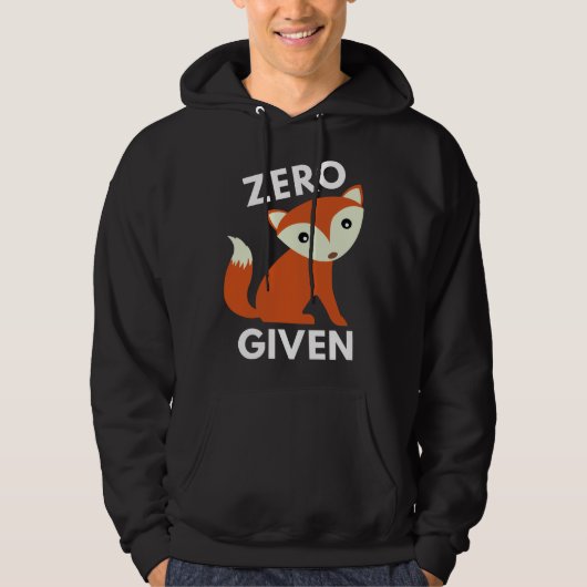 Nullfox gegeben hoodie (Vorderseite)
