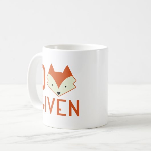Nullfox gegeben kaffeetasse (Vorderseite Links)