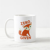 Nullfox gegeben kaffeetasse (Links)