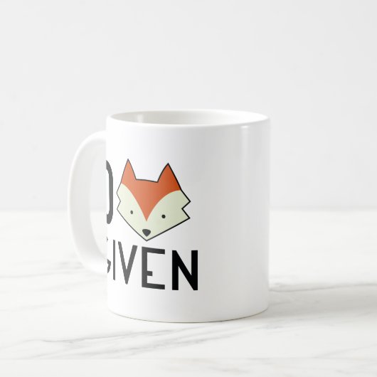 Nullfox gegeben kaffeetasse (Vorderseite Links)