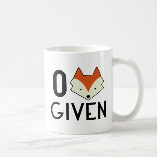 Nullfox gegeben kaffeetasse (Rechts)