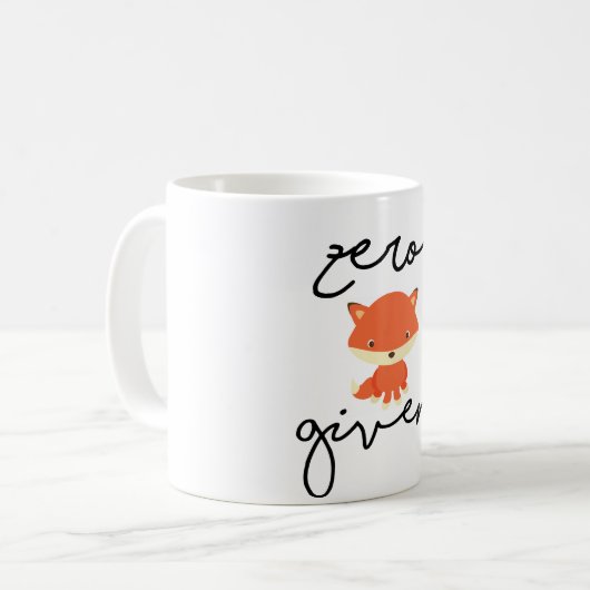 NullFox gegeben Kaffeetasse (Vorderseite Links)