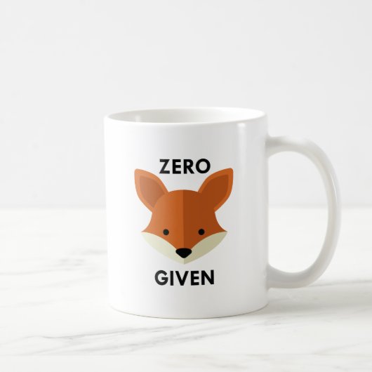 Nullfox gegeben kaffeetasse (Rechts)