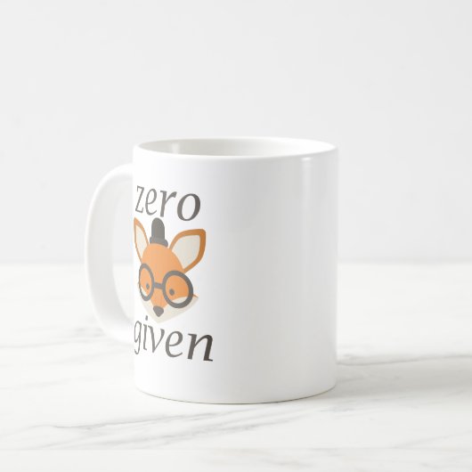 Nullfox gegeben kaffeetasse (Vorderseite Links)