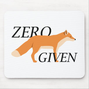 Nullfox gegeben mousepad