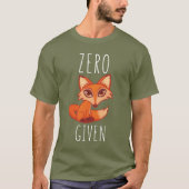 Nullfox gegeben T-Shirt (Vorderseite)