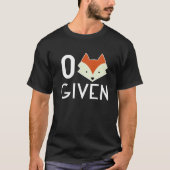 Nullfox gegeben T-Shirt (Vorderseite)