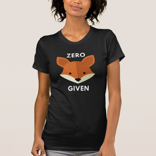 Nullfox gegeben T-Shirt (Vorderseite)