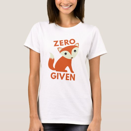 Nullfox gegeben T-Shirt (Vorderseite)