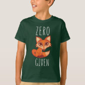 Nullfox gegeben T-Shirt (Vorderseite)