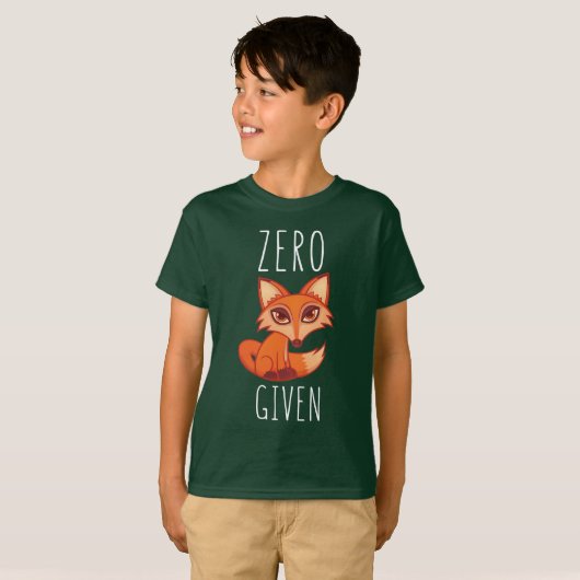 Nullfox gegeben T-Shirt (Vorne ganz)