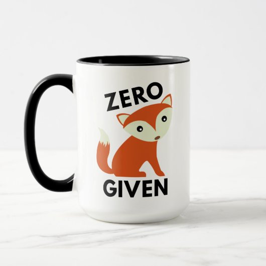 Nullfox gegeben tasse (Links)