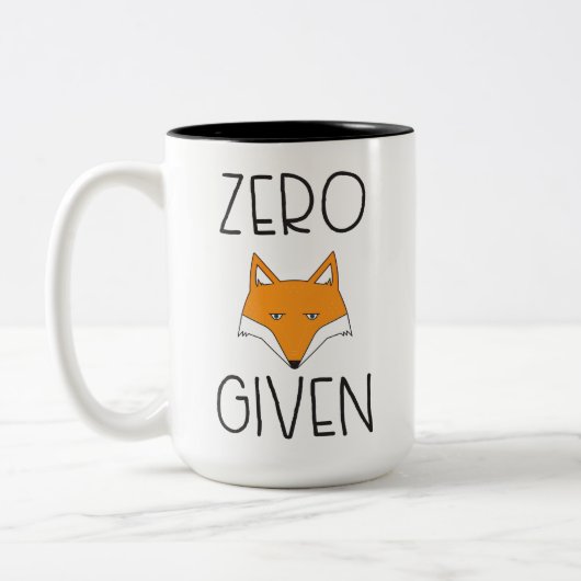 NullFox gegeben Zweifarbige Tasse (Links)