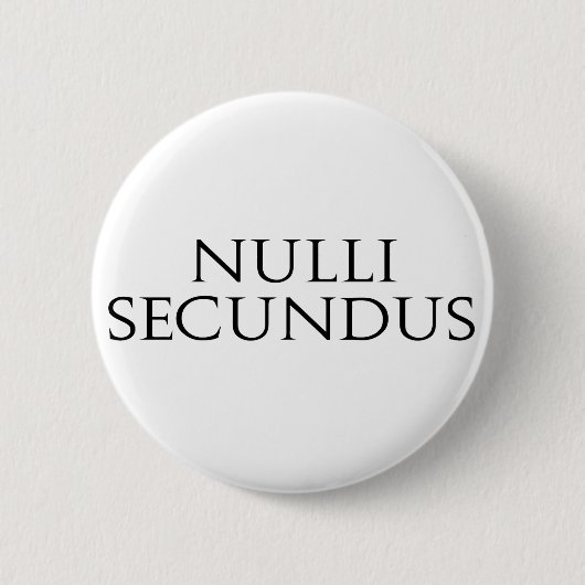 Nulli Secundus Button (Vorderseite)