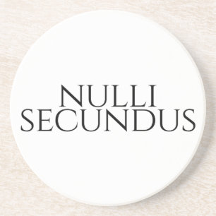 Nulli Secundus - Zweiter bis keiner Getränkeuntersetzer