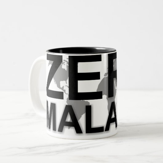 Nullmalaria-Tasse Zweifarbige Tasse (Vorderseite Links)