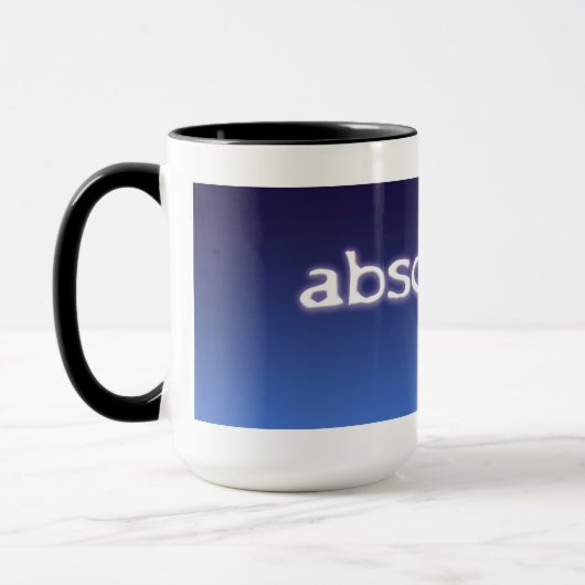 Nullpunktwecker-Tasse - 15 Unze. - Entwurf #2 Tasse (Links)