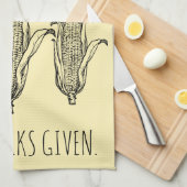 Nullschalen lustiges kundenspezifisches geschirrtuch (Viertel Falte)